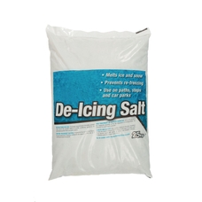 White De-Icing Salt - 40 x 25kg Bag (1 Pallet) - pack of 40