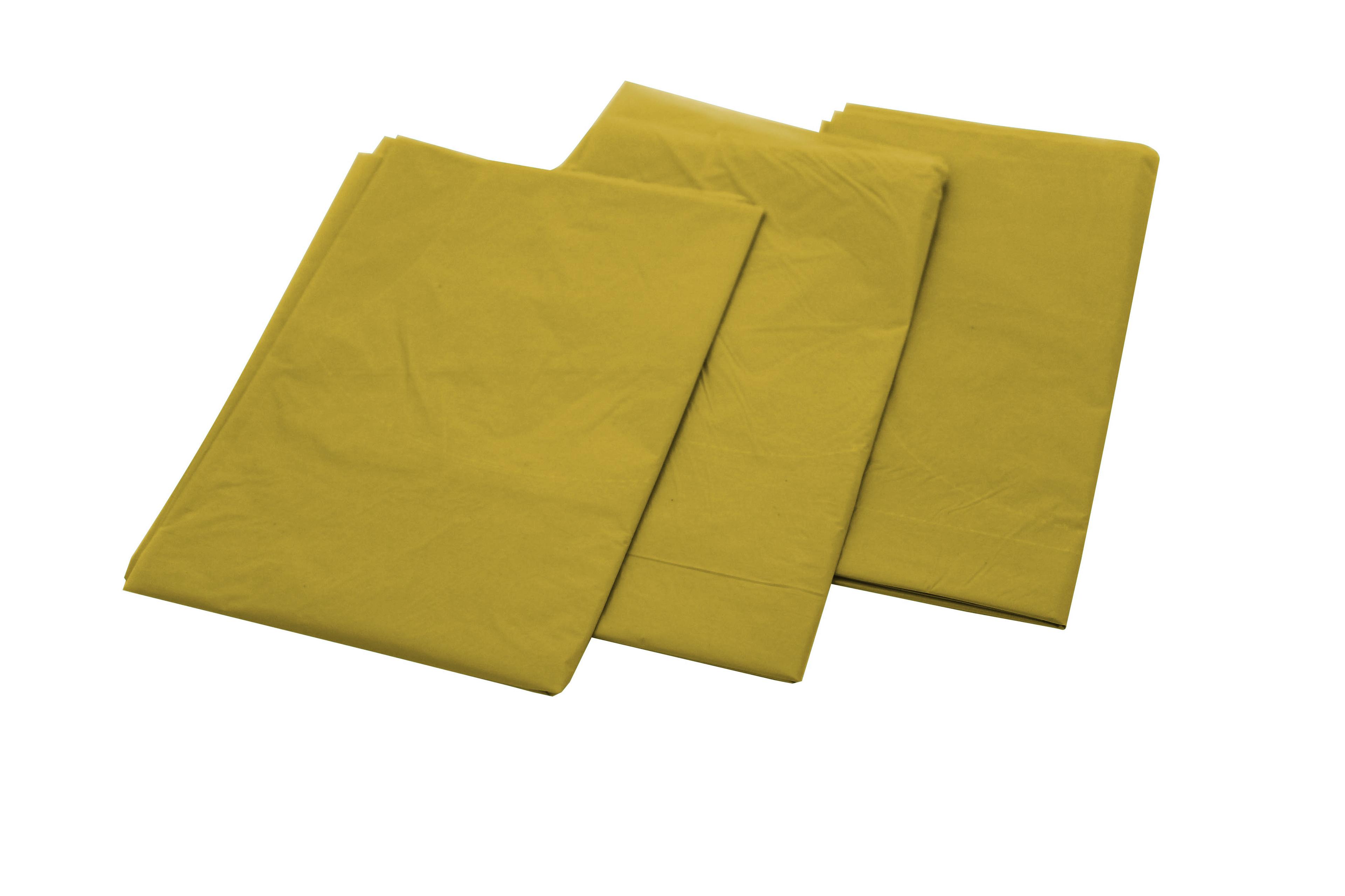 Polyco Coloured Refuse Sacks - Yellow - Pack of 200