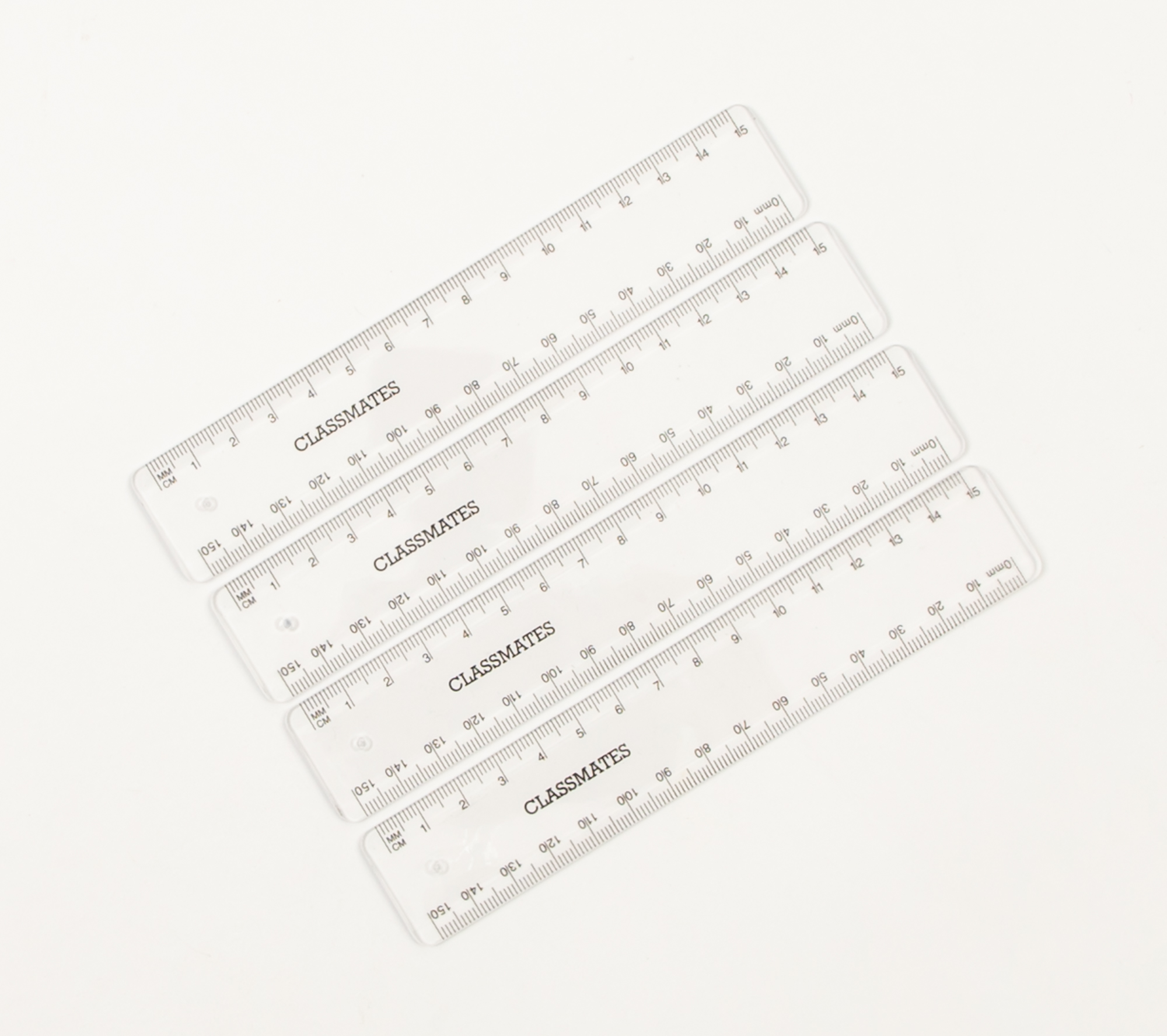 G490145 Classmates Rulers Transparent 150mm Pack of 100 GLS