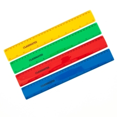 Classmates Shatter Resistant Ruler - Assorted 30cm - Pack of 100