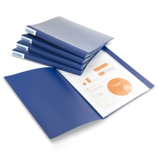 RAPESCO 20 Pocket Presentation Display Book- A4 - Blue - Pack of 5