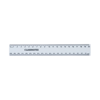 G Classmates Shatter Resistant Ruler White 0mm cm Pack Of 10 Gls Educational Supplies