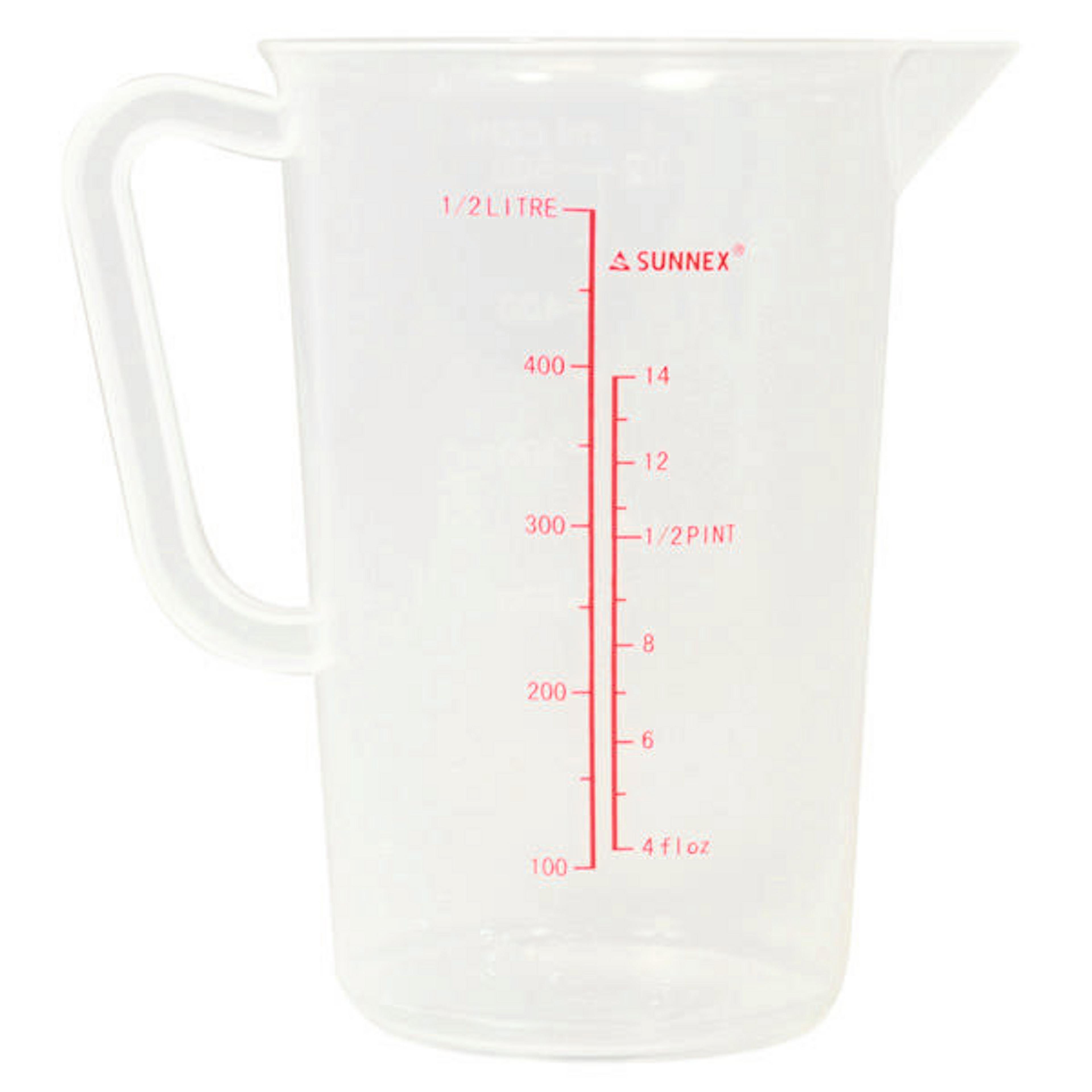 Plastic Measuring Jug - 0.5ltr/1 pint