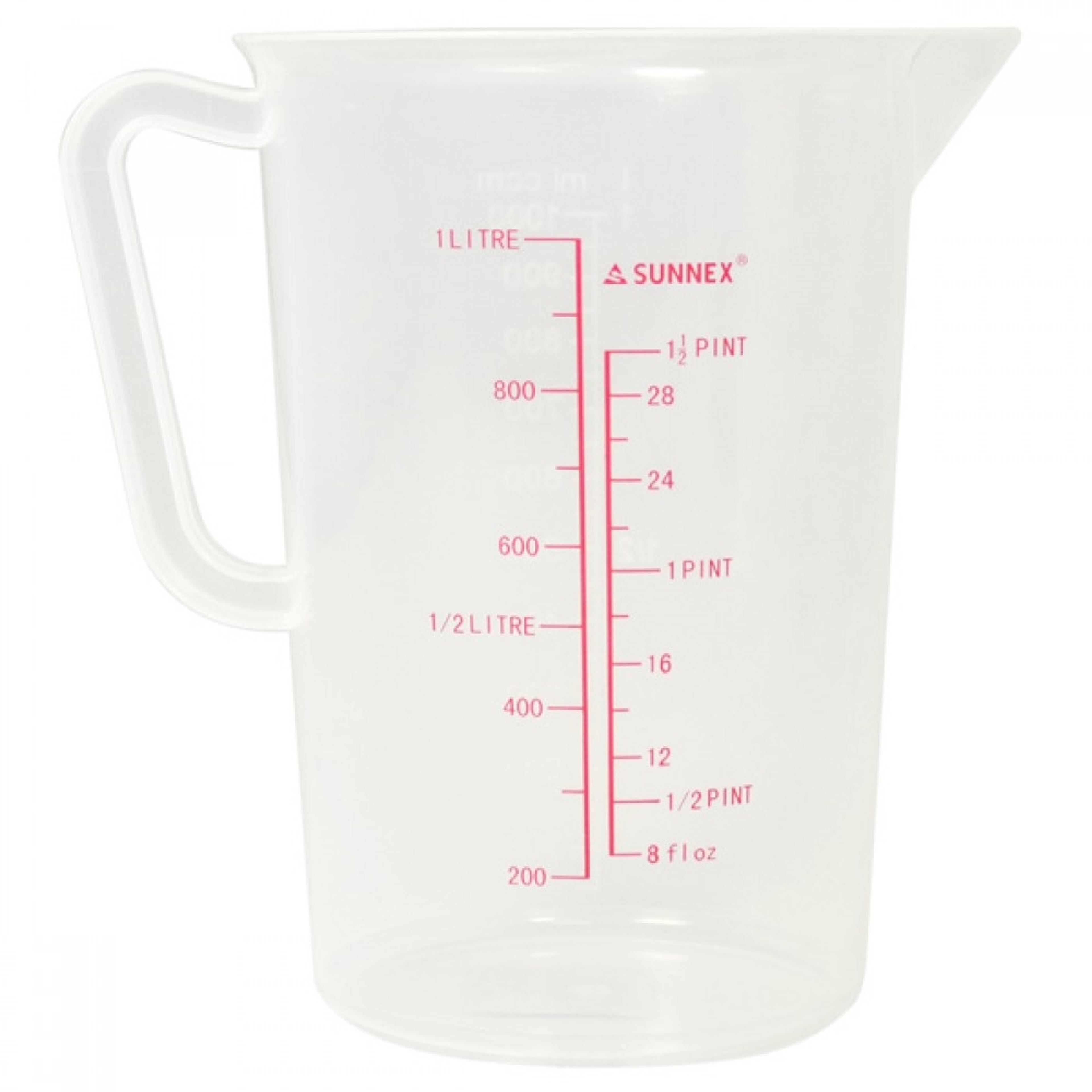 Plastic Measuring Jug - 1ltr/2 pint