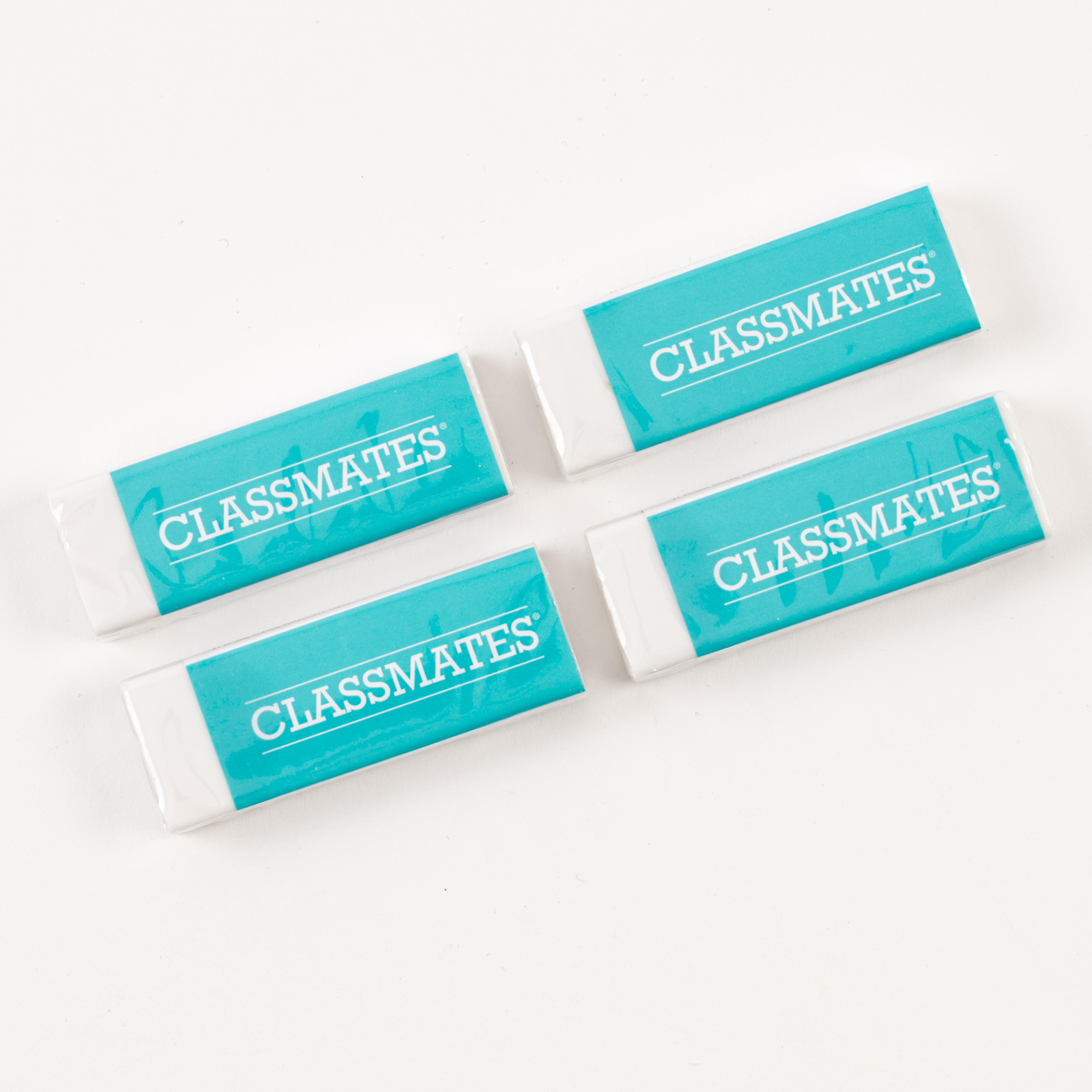 Classmates Eraser - White - Pack of 20