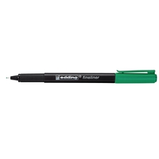 Edding Fineliner Pen Green - Pack of 12