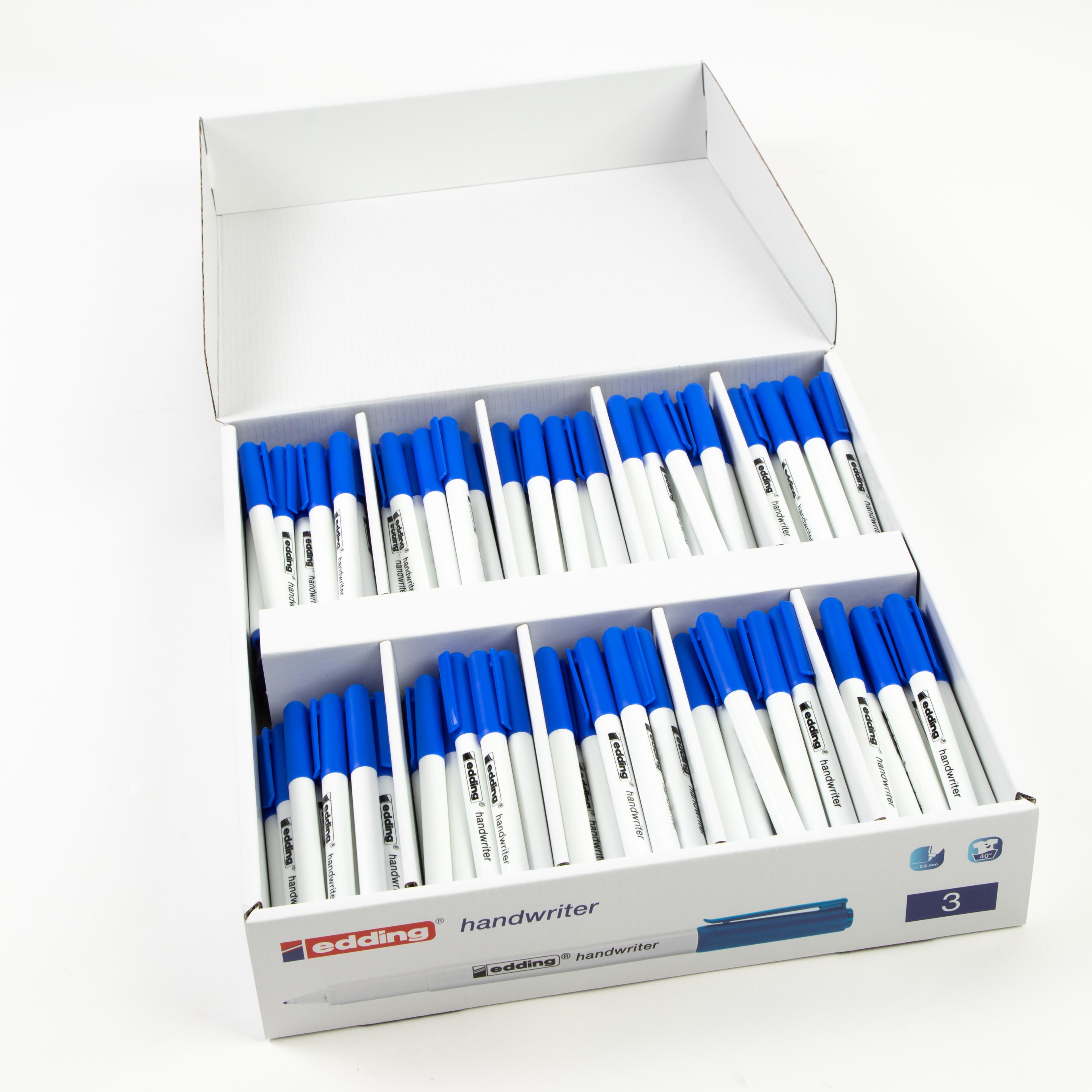 edding Handwriting Pen - Blue - Pack of 200