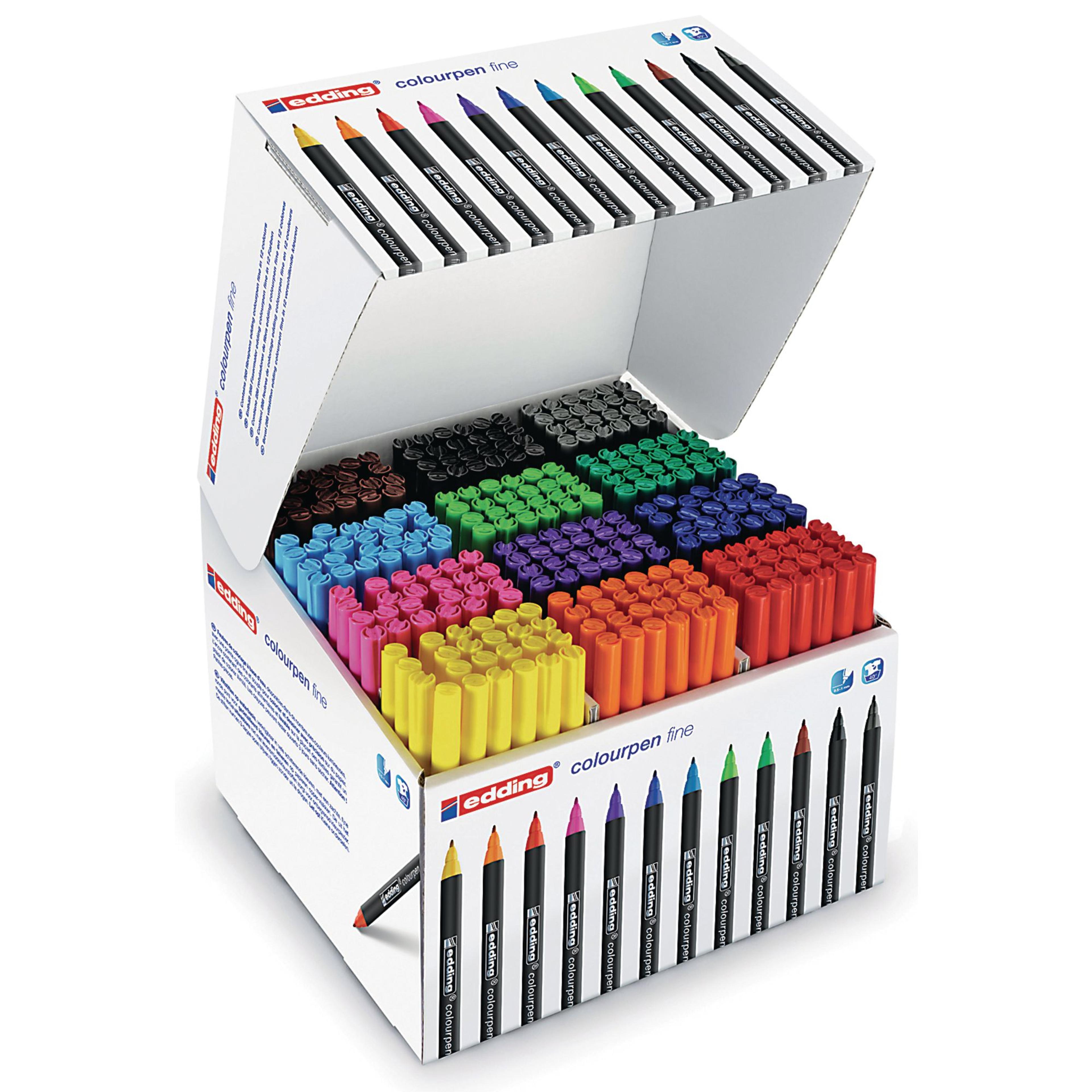 edding Fine Colourpen - Assorted - Pack of 288