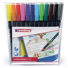 edding Fine Colourpen - Assorted - Pack of 12