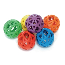Flexi Balls - Assorted - 70mm - Pack of 6