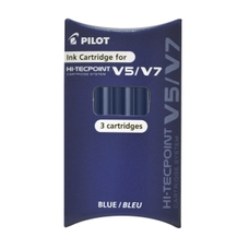 PILOT Hi-Tecpoint V5 and V7 Refills - Blue - Pack of 3