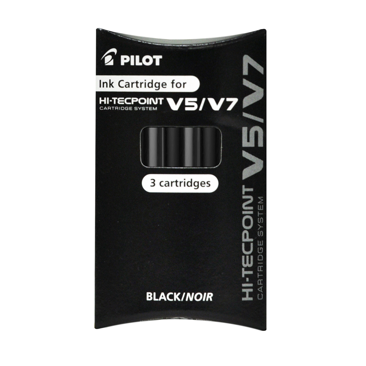 Hi-Tecpoint V5-V7 Cartridges Black Pk3
