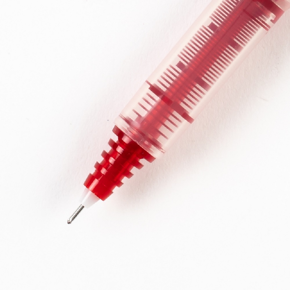 Hi-Tecpoint V5 Refillable Pen Red Pk10