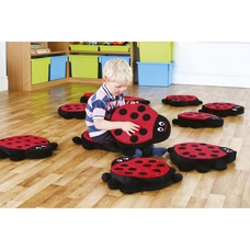 Counting Ladybird Cushions - Pack of 13 (12 Pupil - 1 Teacher)
