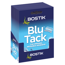 BOSTIK Blu Tack Blue Original  -60g  - Pack of 12