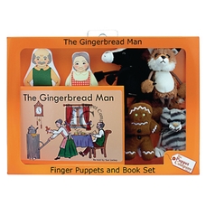 The Gingerbread Man Puppet and Book Set