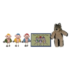 The Puppet Company Three Little Pigs Puppet and Book Set