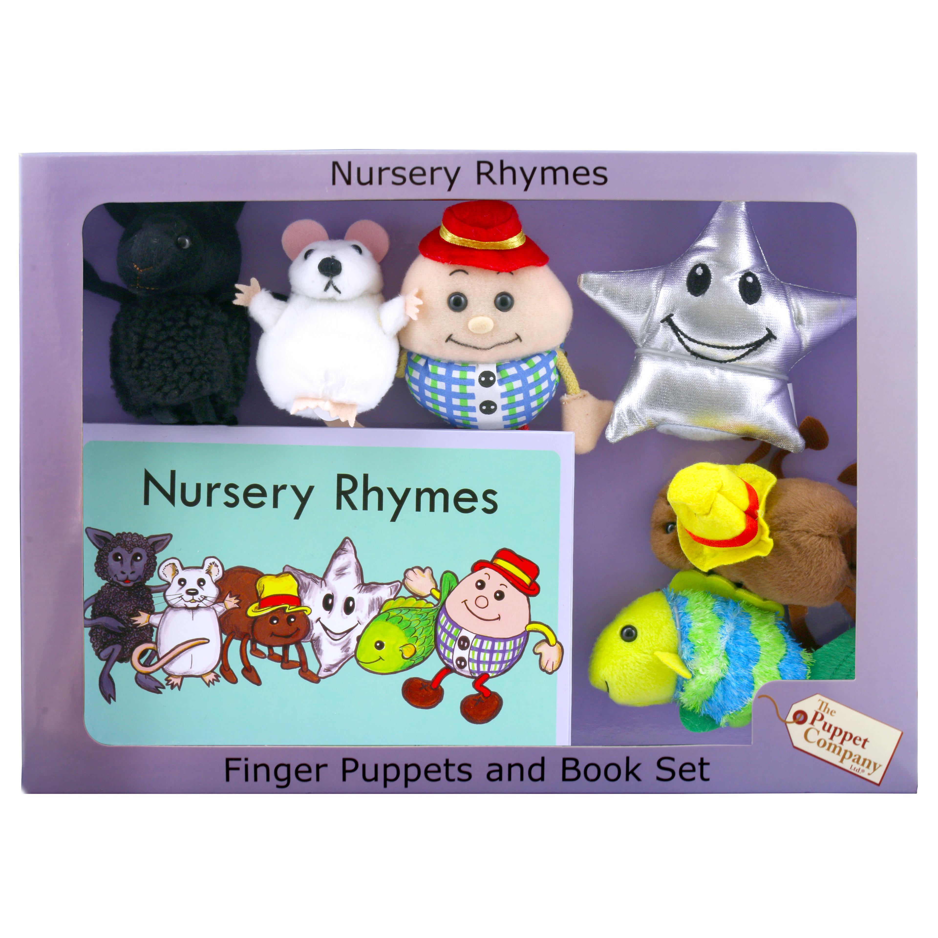 Nursery Rhymes Puppet and Book Set