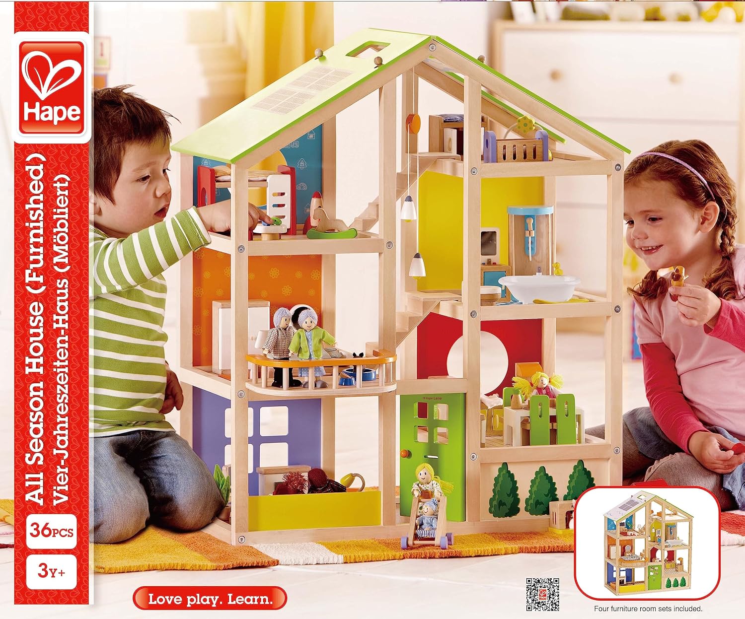 レゲエ　HARMONY HOUSE 6枚セット HE1112078 - Hape All Seasons House Furnished | Hope