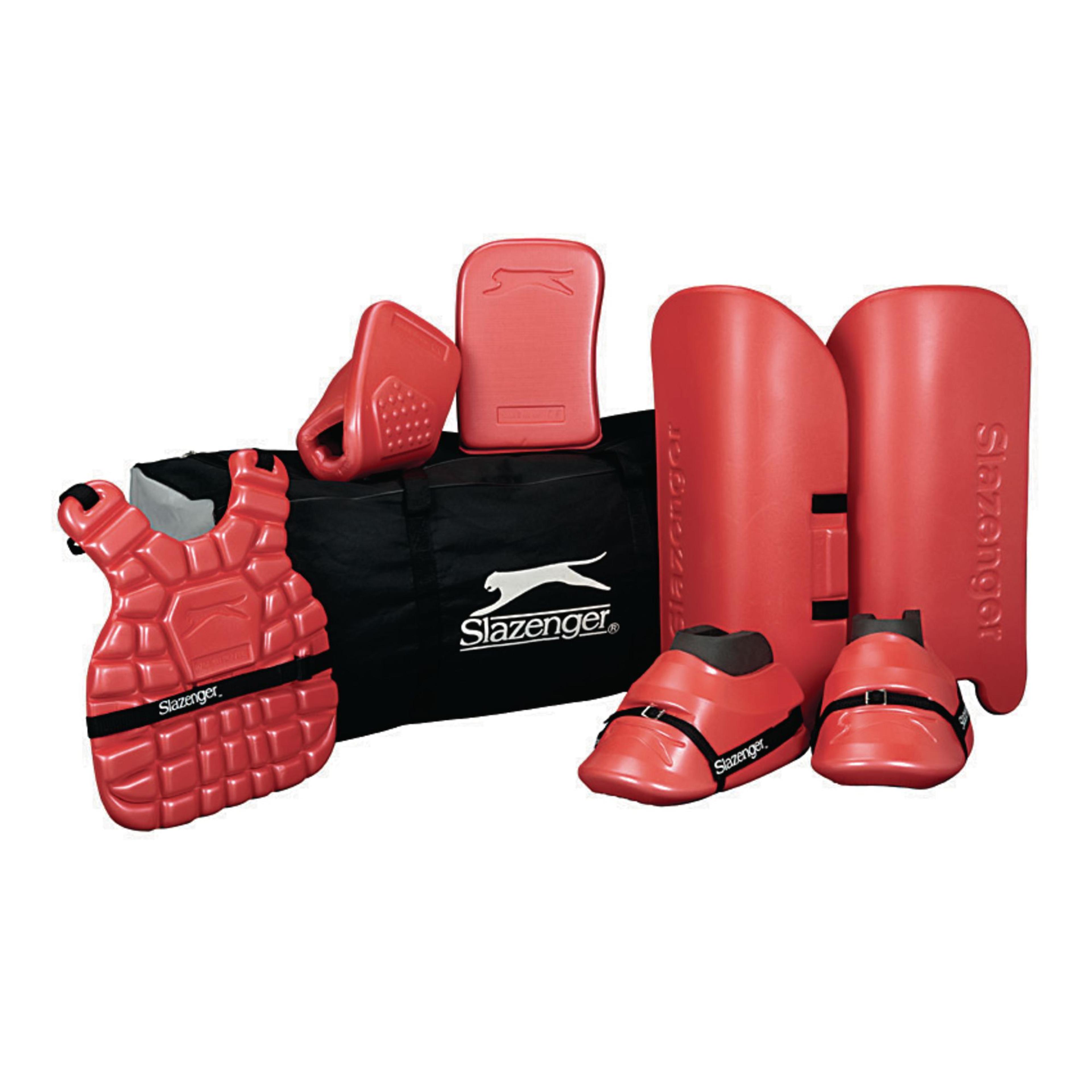 Slazenger Academy Hockey Goalkeeping Set - Red - Senior