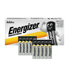 Energizer Industrial Battery - AAA LR03 - Pack of 10