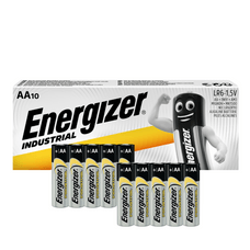 Energizer Industrial Alkaline Battery - AA LR6 - Pack of 10
