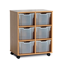 GALT Double Unit with 6 Clear Trays - Mobile