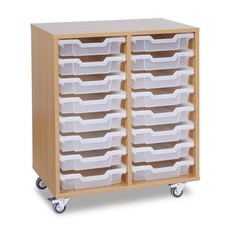 GALT Tall Double Bay Units - Clear Trays