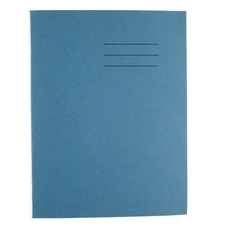8x6.5" Exercise Book 80 Page, 5mm Squared, Light Blue - Pack of 100
