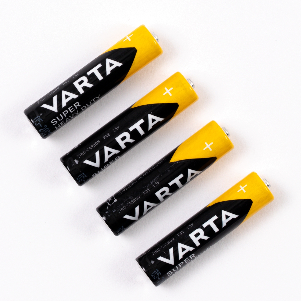 Varta High Power Zinc Carbon Battery - AAA, R03 - Pack of 4 | HC1142332 ...