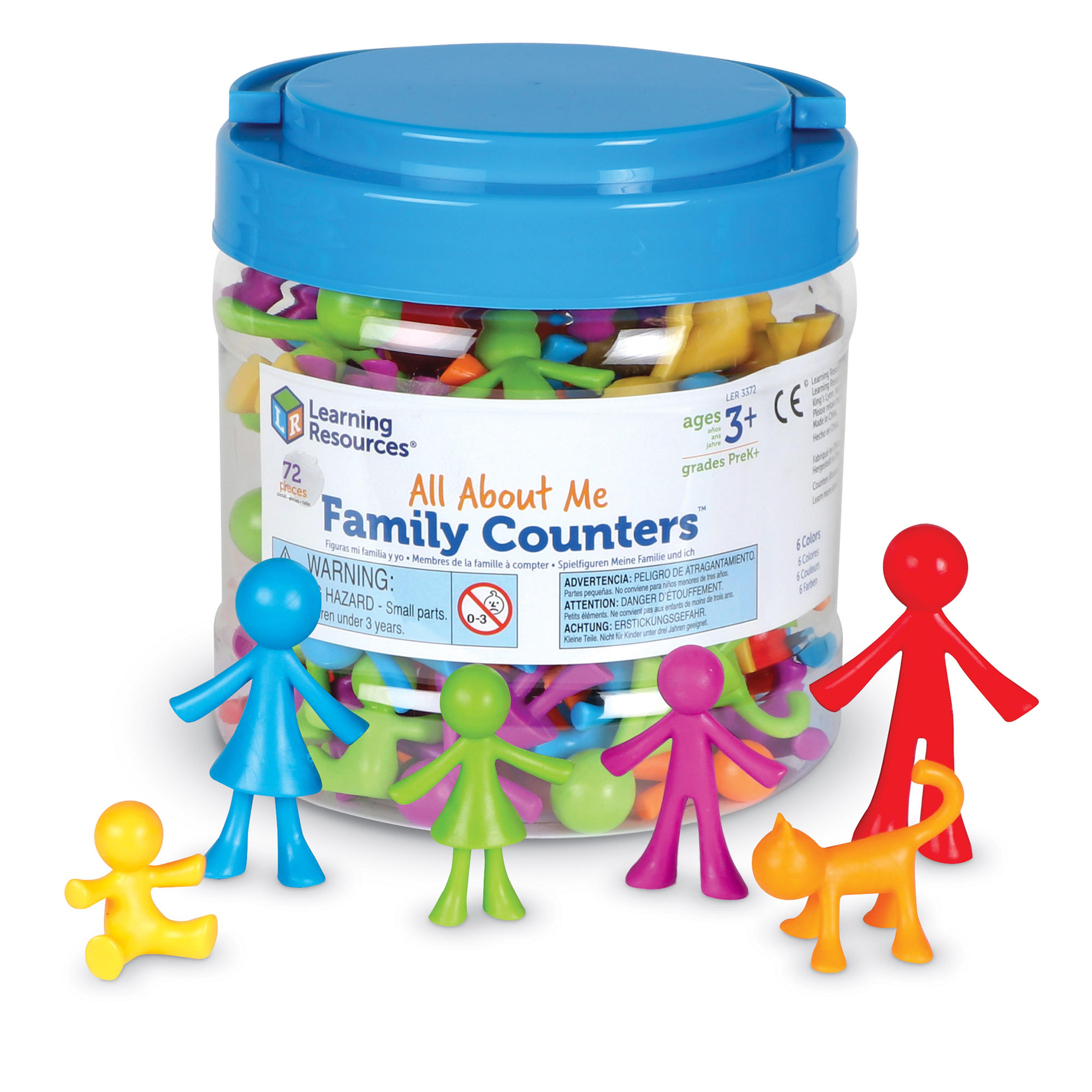 Learning Resources All About Me Family Counters - Pack of 72