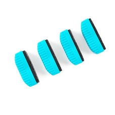 Classmates Mini Magnetic Board Eraser - Blue - Pack of 30