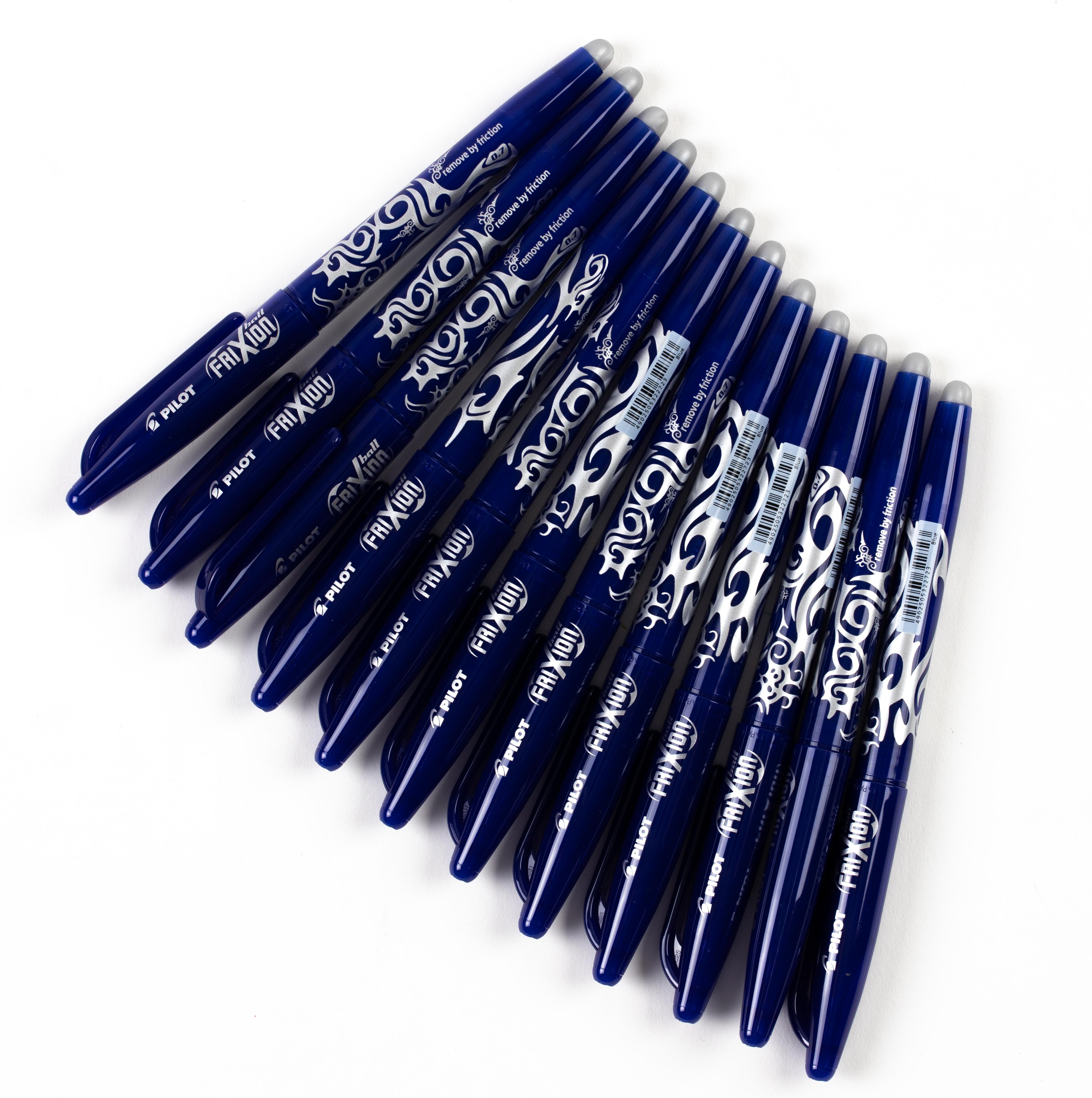 PILOT FriXion Erasable Rollerball Pens - Blue - Pack of 12