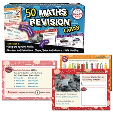 SMART KIDS 50 Maths Revision Card Set