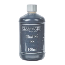 Classmates Drawing Ink - Black - 600ml