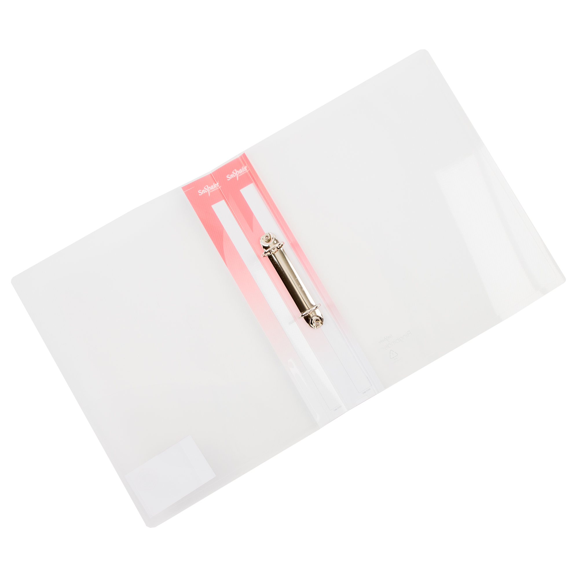 Snopake+Two+Ring+Binder+-+A4+-+Clear+-+Pack+of+10