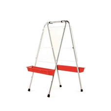 2 Sided Perspex Easy Clean Easel - Primary