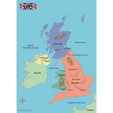 Simple Map of the UK