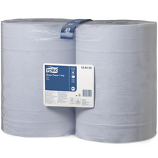 TORK High Capacity Roll - 2 Ply - Blue - Pack of 2