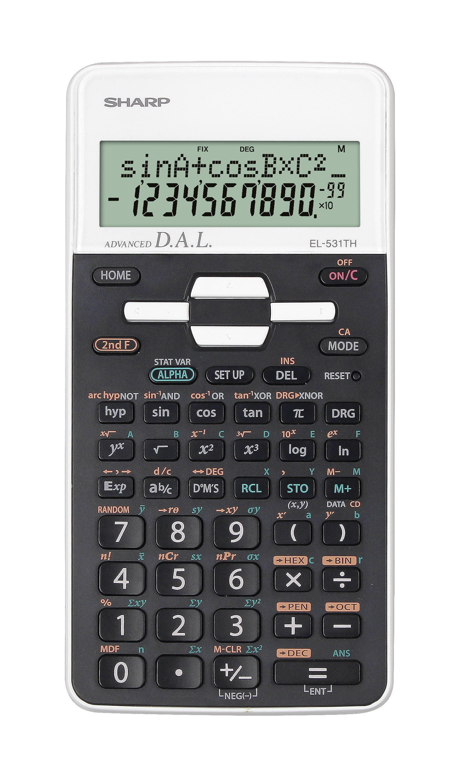 Sharp El531thbwh Calculator