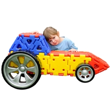 Giant Polydron Vehicle Set - Pack of 32