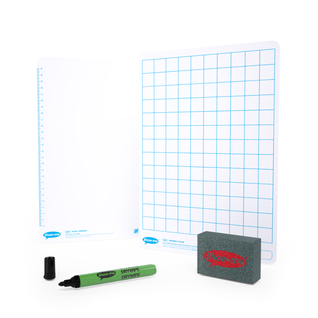 ShowMe A4 Gridded Whiteboard P35