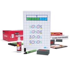 Show-me A4 Gridded Boards, Class Pack 35 Sets