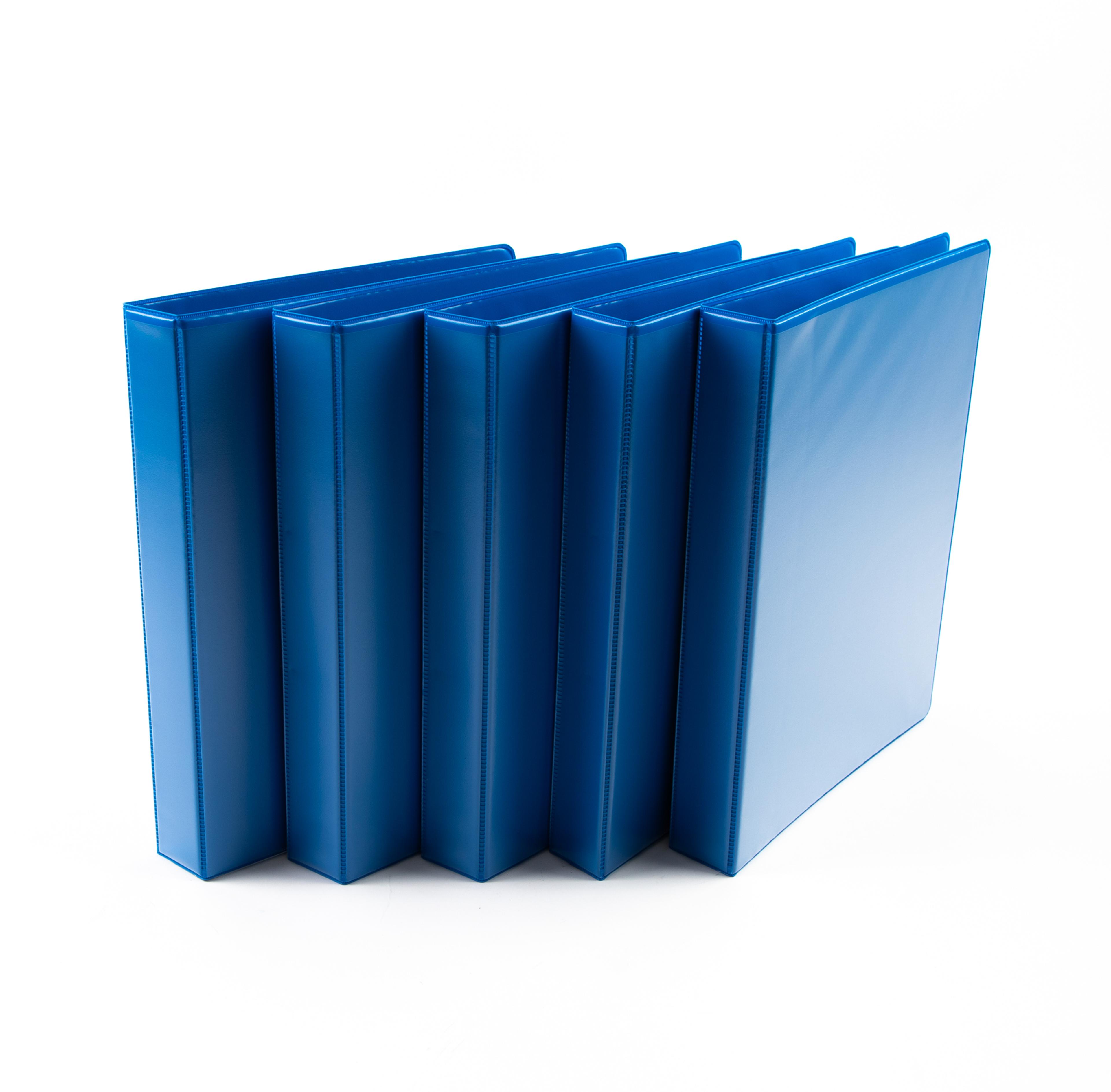 Two Ring Presentation Ring Binder - A4 - Blue - 38mm Spine/25mm Capacity - Pack of 10