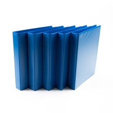 Two Ring Presentation Ring Binder - A4 - Blue - 38mm Spine/25mm Capacity - Pack of 10
