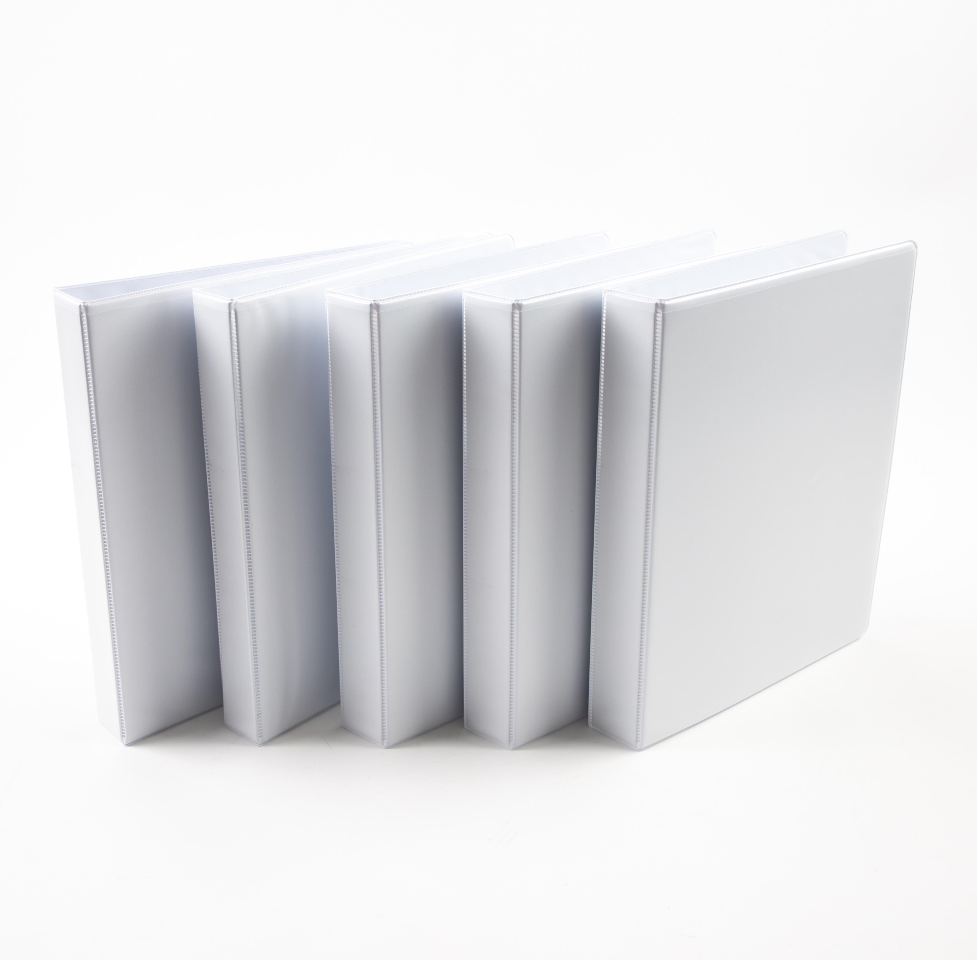 Two Ring Presentation Ring Binder - A4 - White - 38mm Spine/25mm Capacity - Pack of 10