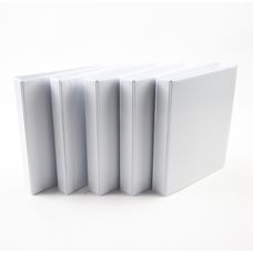 Two Ring Presentation Ring Binder - A4 - White - 38mm Spine/25mm Capacity - Pack of 10