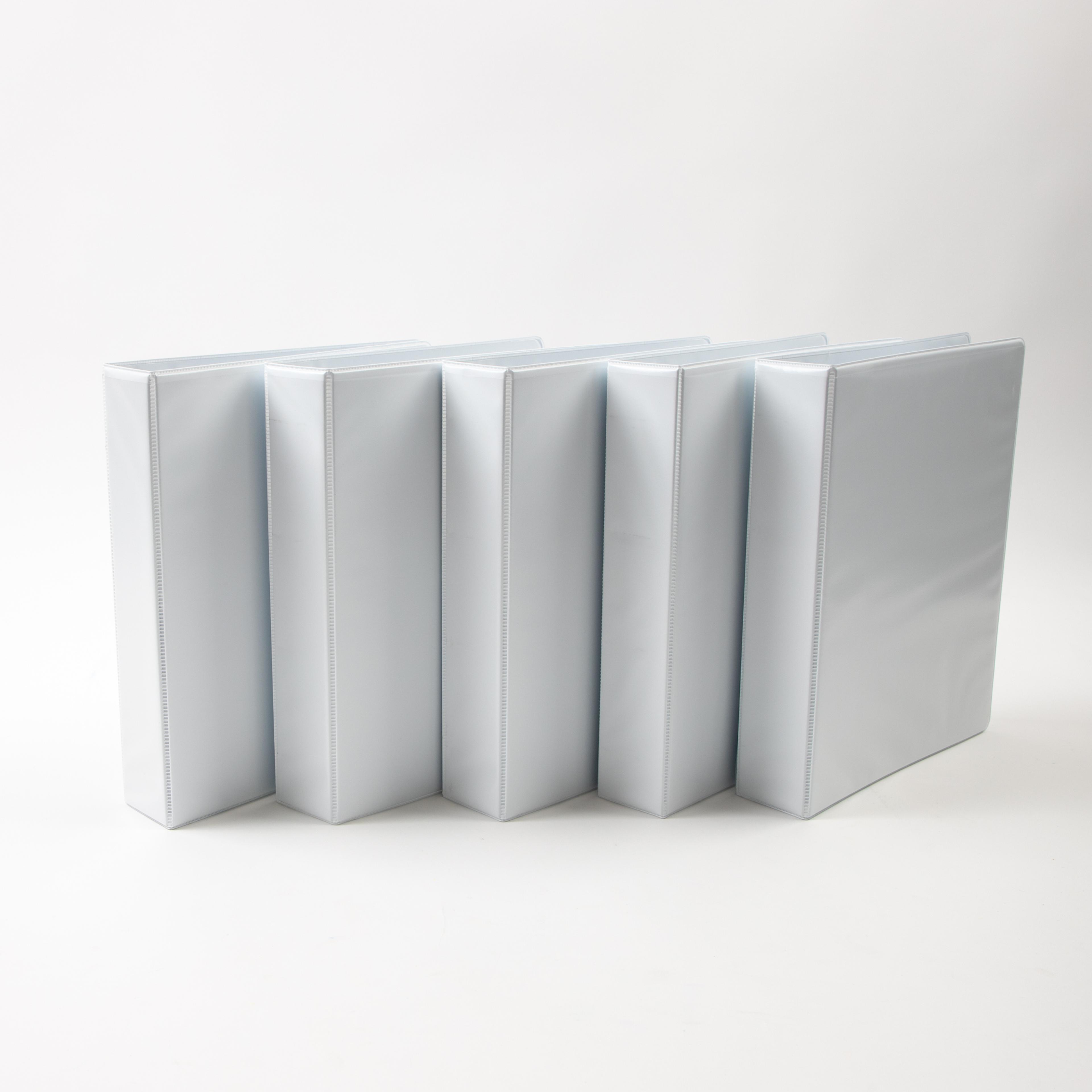 Four Ring Presentation Ring Binder - A4 - White - 54mm Spine/40mm Capacity - Pack of 10