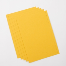 Classmates Square Cut Folder - Foolscap - Yellow - Pack of 100