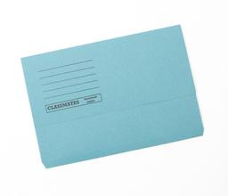 Classmates Document Wallet - Foolscap - Blue - Pack of 50 | HE1247962 ...